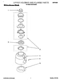 Upper housing and flange