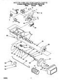 Motor and ice container