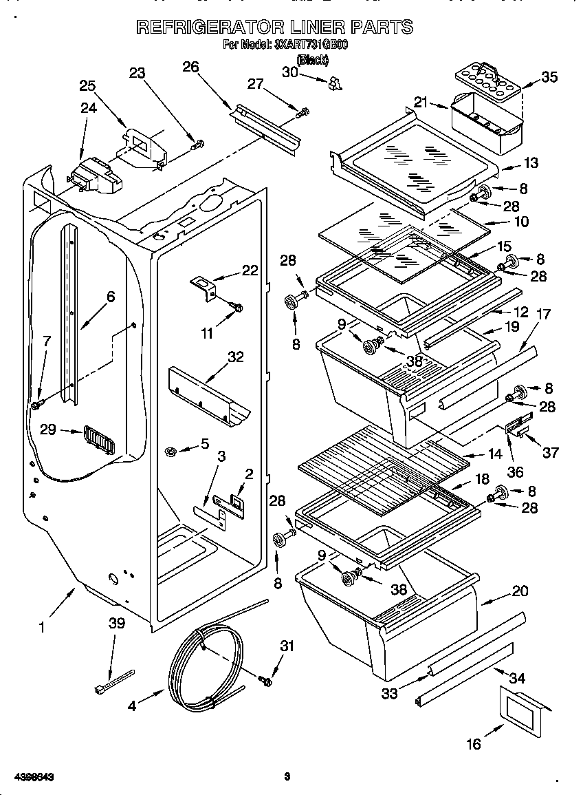 Refrigerator liner