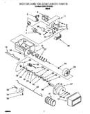 Motor and ice container