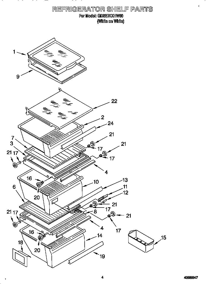 REFRIGERATOR SHELF