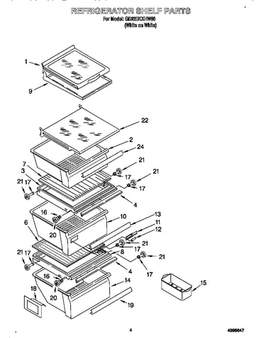 Refrigerator shelf