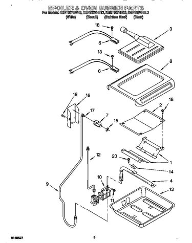 Broiler and oven burner