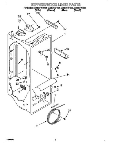 Refrigerator liner