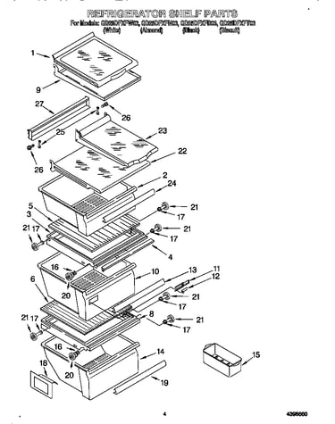 Refrigerator shelf