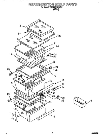 Refrigerator shelf