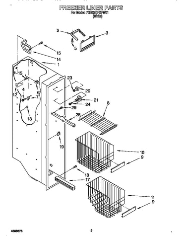 Freezer liner