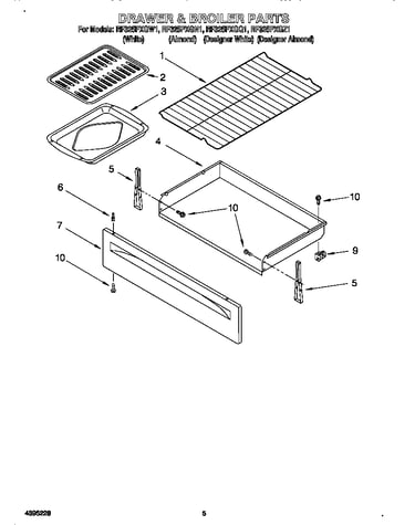 Drawer and broiler