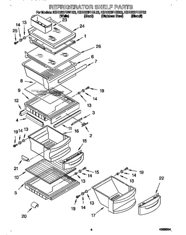 Refrigerator shelf
