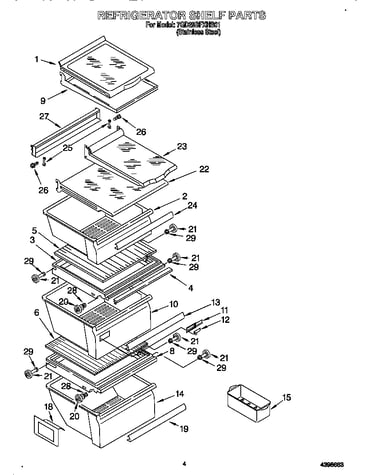 Refrigerator shelf