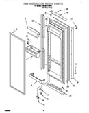 Refrigerator door