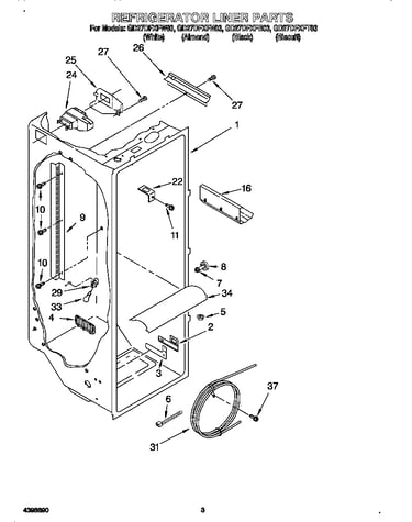 Refrigerator liner