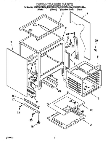 Oven chassis