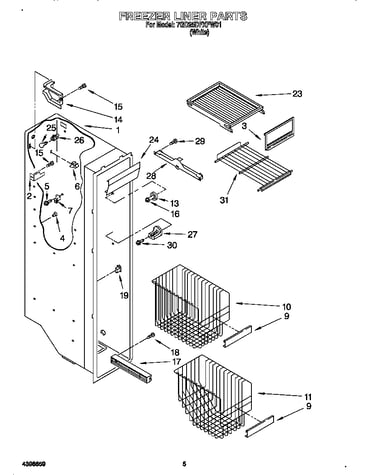 Freezer liner