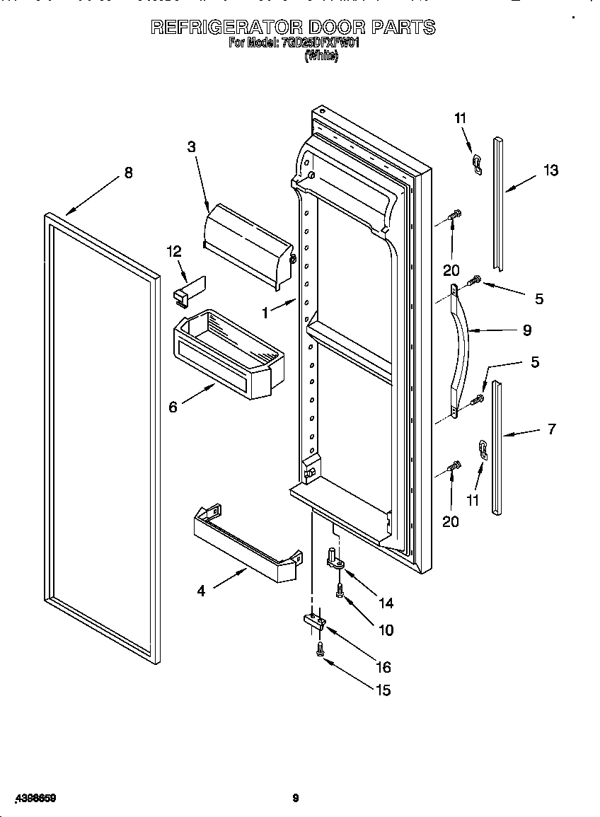 REFRIGERATOR DOOR