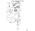 Whirlpool CA14WC00 optional parts (not included) diagram