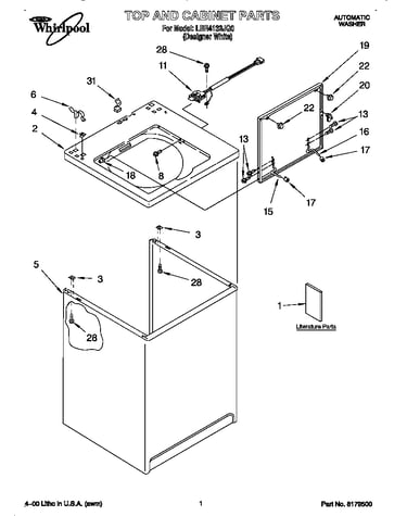 Top and cabinet