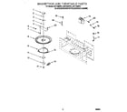Whirlpool MH7140XFZ1 magnetron and turntable diagram