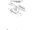 Whirlpool MH6140XFQ1 cabinet and stallation diagram