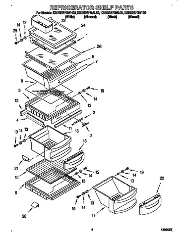 Refrigerator shelf