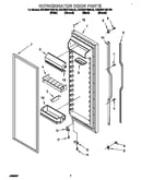 Refrigerator door
