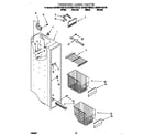 KitchenAid KSRS22FGWH00 freezer liner diagram
