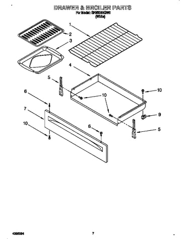 Drawer and broiler