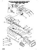 Motor and ice container
