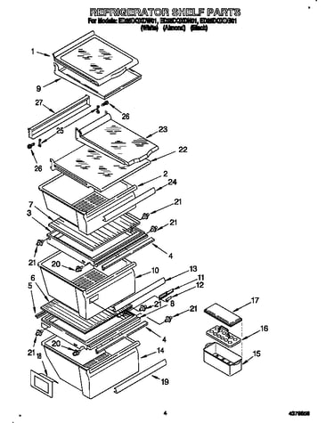Refrigerator shelf