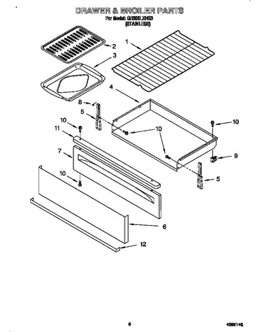 Drawer and broiler