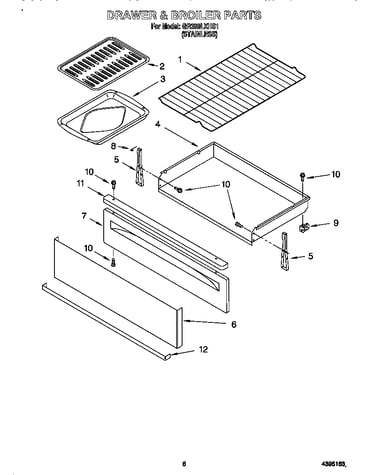 Drawer and broiler