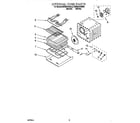 KitchenAid KEBS247DWH8 internal oven diagram