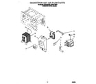 Whirlpool MT9101SFB0 magnetron and air flow diagram