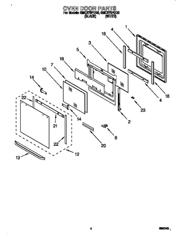 Oven door