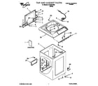 Whirlpool LCR7244HQ0 top and cabinet diagram