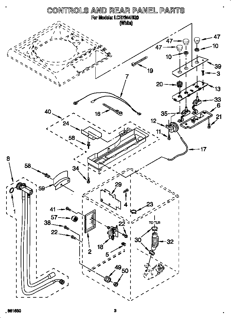 Controls and rear panel