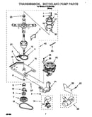 Transmission, motor and pump