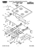 Cooktop and manifold