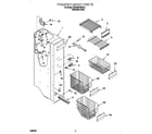 KitchenAid KSRS25FGSS13 freezer liner diagram