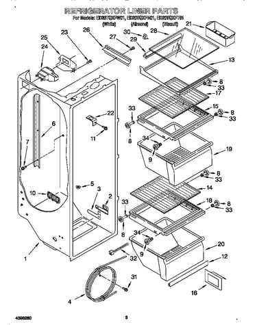 Refrigerator liner