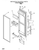 Refrigerator door