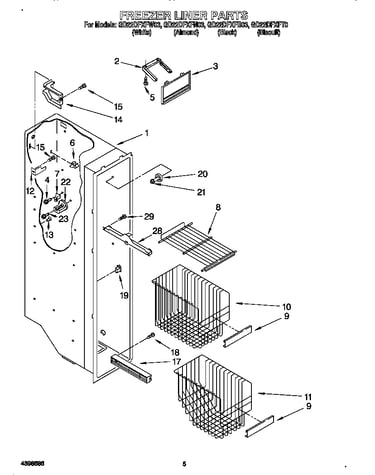 Freezer liner
