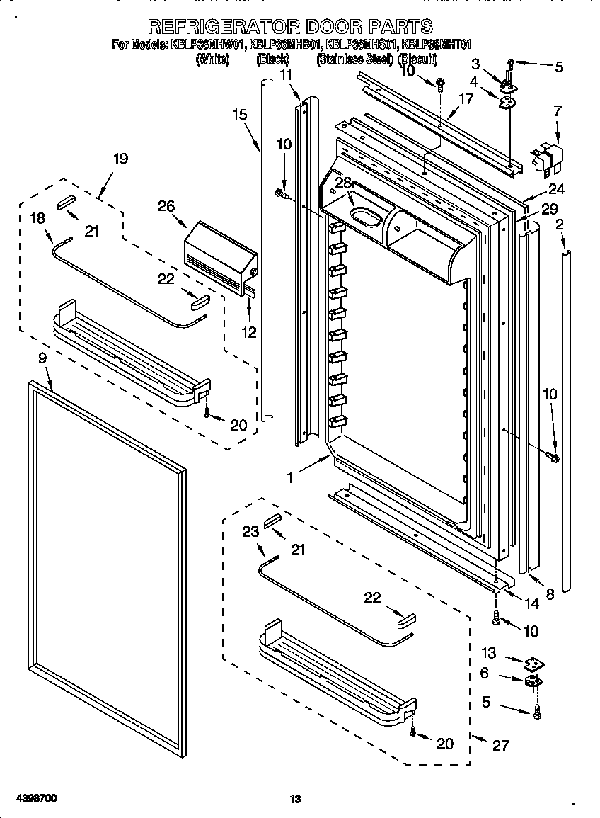 REFRIGERATOR DOOR