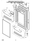Refrigerator door