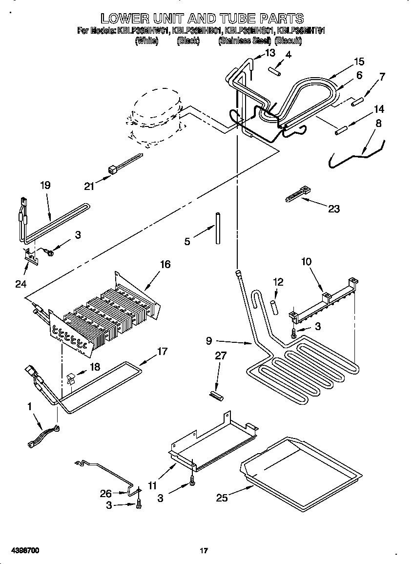 LOWER UNIT AND TUBE