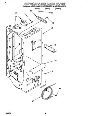 Refrigerator liner
