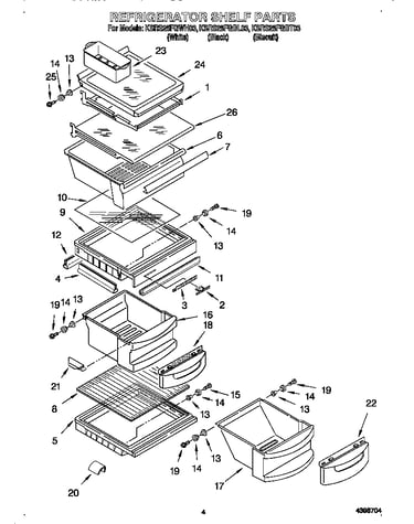 Refrigerator shelf