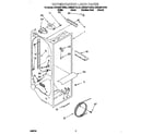 KitchenAid KSRB25FHBL03 refrigerator liner diagram