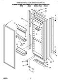 Refrigerator door