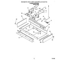 KitchenAid KDRP407HSS0 burner box and manifold diagram